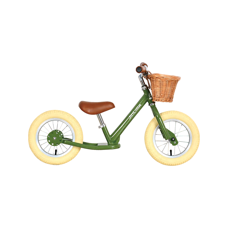 Hyb-003 12 "grün und gelb Keine Pedale Flexible Balance Bike