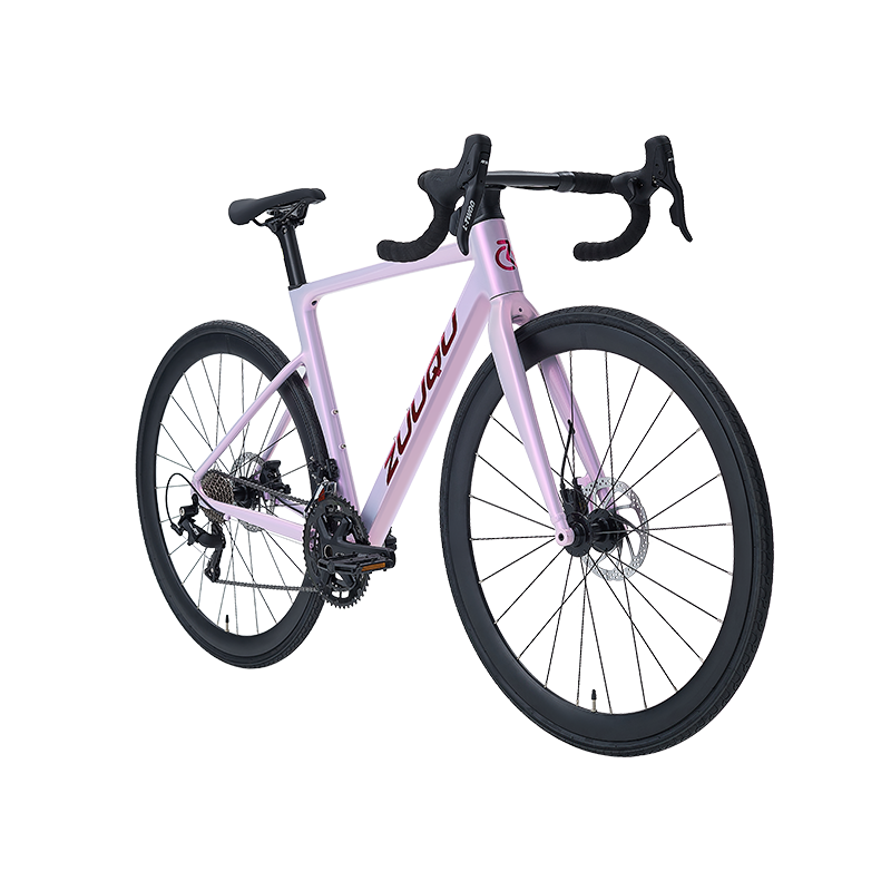 HYB-049 Hellviolett langlebig gute Stoßdämpferdortenfahrradfahrrad